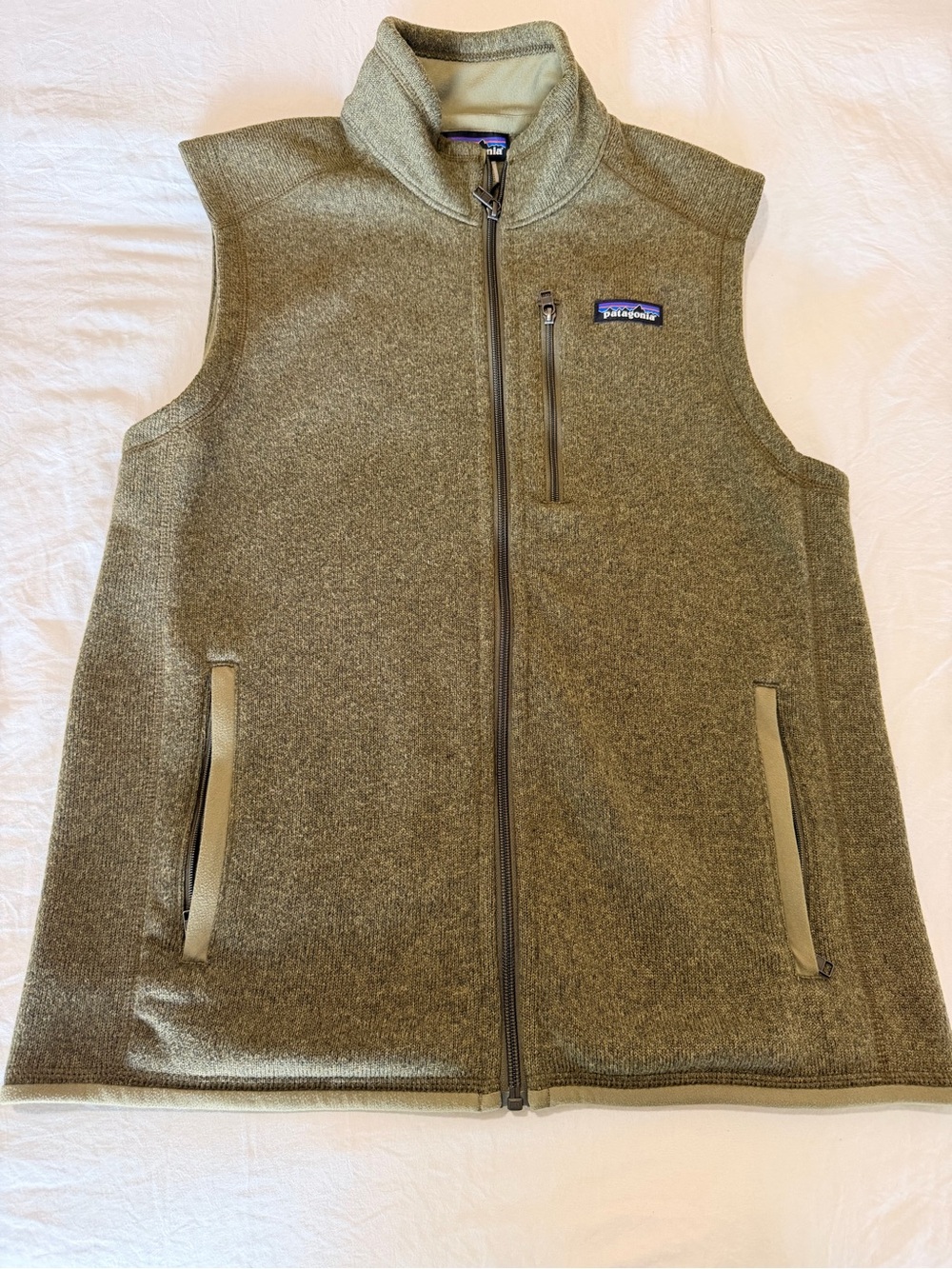 Patagonia Better Sweater Men's Olive Green Full-Zip Fleece Vest